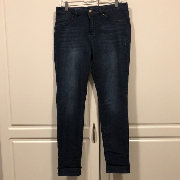 d. jeans Jeans Djeans Jeans Womens Petite 10p Dark Blue Denim